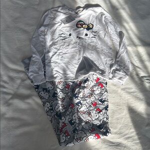 NWT HBC x Hello Kitty limited edition Pajama Set